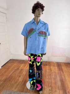 Hermans Hemp Cargo Ship Shirt XL Hand dyed