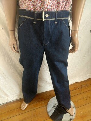 Hermans Eco Vtg Denim Jeans 37 X 33 made inb USA 