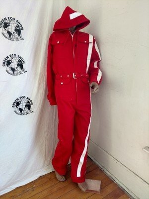 Red Racing Jumpsuit Med hoody