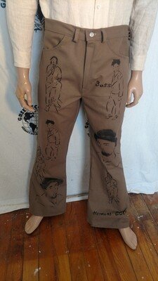 Mens Black Man Jeans 34. USA