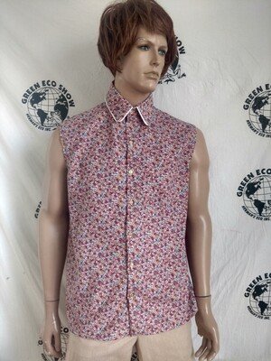 Mens Sleeveless Gaucho Shirt  L