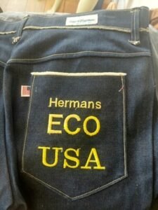 Hermans Eco Vtg Denim Jeans 37 X 33 made inb USA 