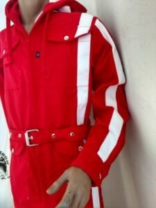 Red Racing Jumpsuit Med hoody