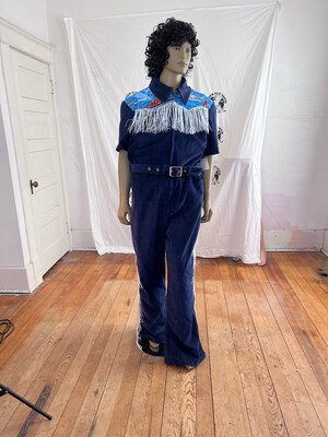 Corduroy Mens Western Jumpsuit  2XL Hermans  USA