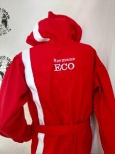 Red Racing Jumpsuit Med hoody