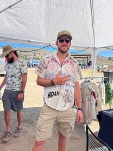 Lion Roar Feedsack Shirt m