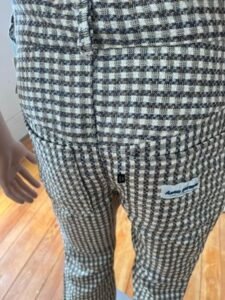 Silk Plaid vest suit 40-42  34W