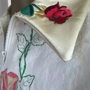Mens Painted Roses Western Jacket XL