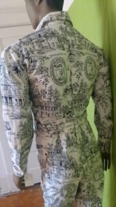 Mens Patriot American Revolution 1776 Jumpsuit S Toile