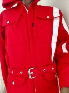 Red Racing Jumpsuit Med hoody
