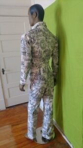 Mens Patriot American Revolution 1776 Jumpsuit S Toile