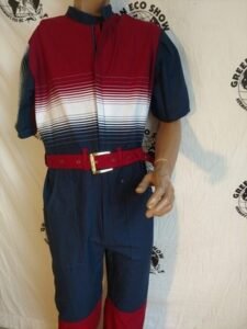 Mens Jumpsuit Striped S