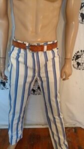 Mens Striped Jeans Hermans 36"