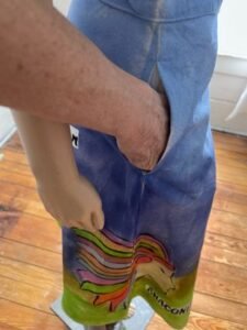 Painted Western Skirt w 28" 