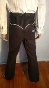 Mens Western Polkadot Pants piped  33 