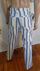 Mens Striped Jeans Hermans 36"