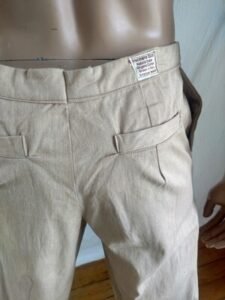 Hermans Eco Nat Color Organic Cotton  Sailor Pants  34 X 32