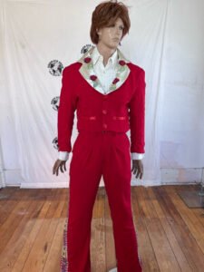 Mens Western Suit Vaquero Roses Crepe 42
