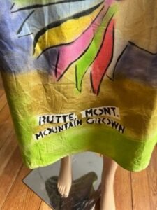 Painted Western Skirt w 28" 