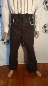 Mens Western Polkadot Pants piped  33 