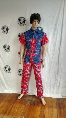 Bandana Western Jumpsuit  L