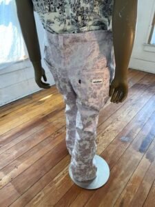 Mens Pink Lamee Bell Bottoms XL 40"