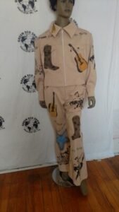 Organic nat dyed Western Suit XL Bells