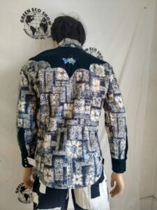 Hawaiian Bark cloth Endangered Species Shirt L 