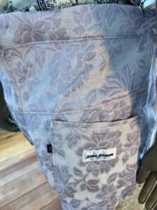 Mens Pink Lamee Bell Bottoms XL 40"