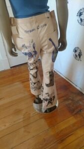 Organic nat dyed Western Suit XL Bells
