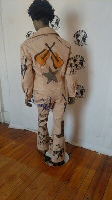Organic nat dyed Western Suit XL Bells