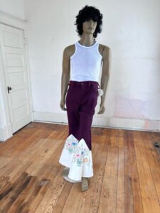 Mens Embroidered Jeans Bells  36