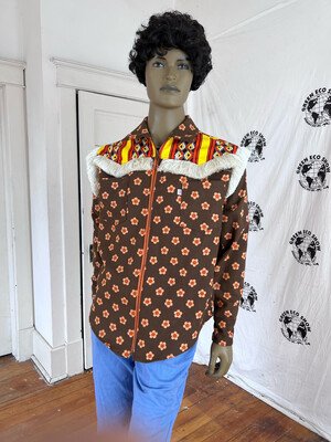 Mens Western Fringe Jacket L