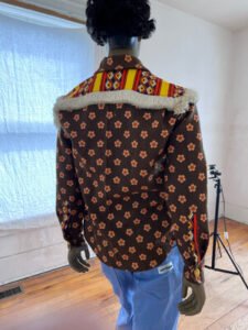 Mens Western Fringe Jacket L