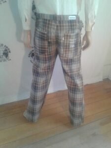 Plaid Jeans  Hermans   36 X 32