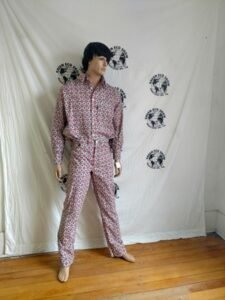 Mens Shirt Matching Pants L 33 X 33