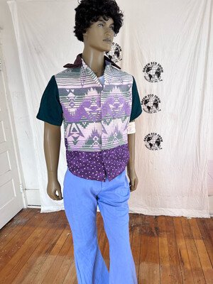 Camp blanket Shirt L by A Herman 