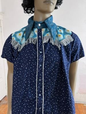 Starburst Cowboy Western Shirt L