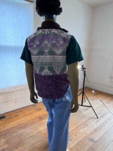 Camp blanket Shirt L by A Herman 