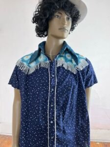 Starburst Cowboy Western Shirt L