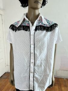 Rosebud Cowboy Western Shirt L 