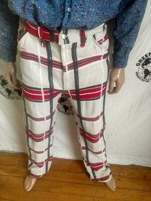 Mens Pants Plaid Early Bedspread  38 X 35