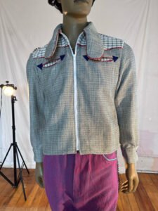 Mens Western Jacket Smiley Face sz 40