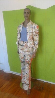 Western Suit 42 Wagon train fringe  42 pants 34