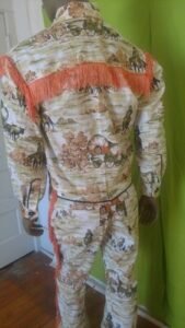 Western Suit 42 Wagon train fringe 42 pants 34