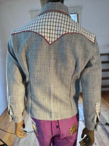Mens Western Jacket Smiley Face sz 40