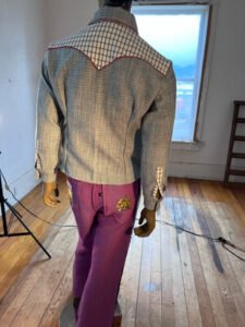 Mens Western Jacket Smiley Face sz 40
