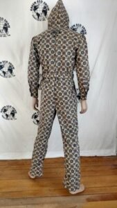 Mens Jumpsuit Hoody M Print Anna Herman