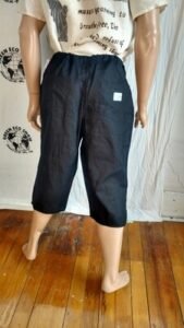 Hermans Hemp black XL Drawstring Shorts 