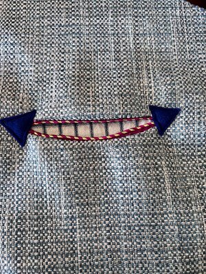 Mens Western Jacket Smiley Face sz 40